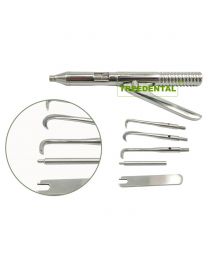 CE Approved Uncoated Stainless Steel Dental Resin Fillers Kit