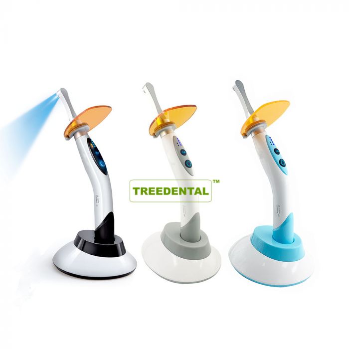 Dental Cordless Curing Light 1S LED Light Cure Lamp Metal Head 3 Modes