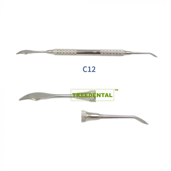 10 Pcs Dental Lab Stainless Steel Kit Wax Carving Tools Set Dental  Instruments